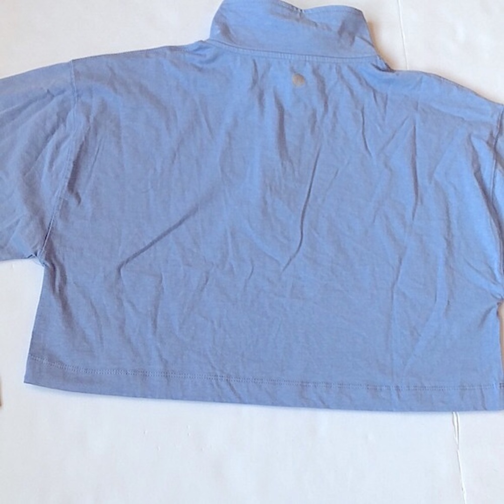 NWT Cotton On Body 4 Button Long Sleeve Crop Top In Iced Sky Size - Picture 11 of 12